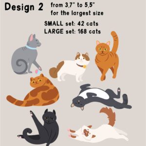 Cats Wall Decals Pet Funny Stickers