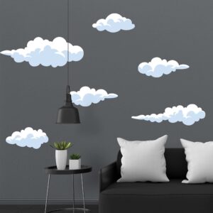 Clouds Wall Decals | Cloud Sky Stickers for Nursery &