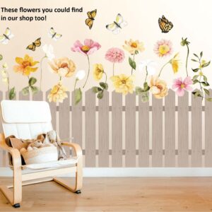 Fence Wall Decal Headboard Rustic Sticker