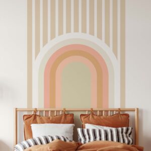 Rainbow Arch Wall Decal Line Headboard Sticker