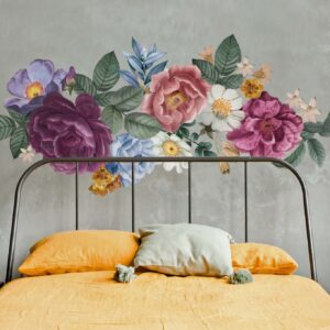Flowers Wall Decals Peony Different Floral Stickers