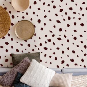 Cheetah Animal Cats Polka Dot Print Wall Sticker