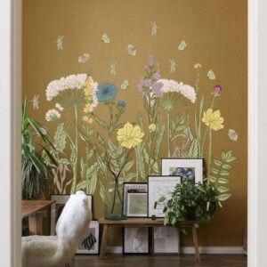 Wild Field Flowers Wall Decal Grass Stickers