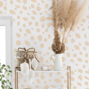 Cheetah Animal Cats Polka Dot Print Wall Sticker