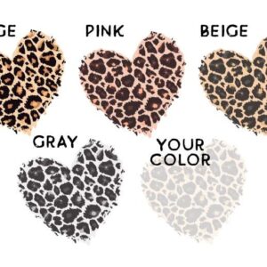 Wild Heart Wall Decal Cheetah spots Stickers Customization