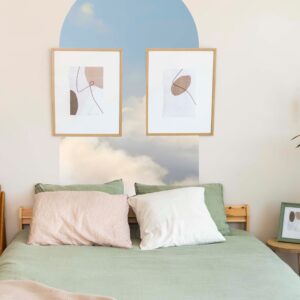 Clouds Wall Decals Arch Headboard Stickers