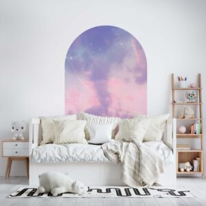 Clouds Wall Decals Arch Headboard Stickers