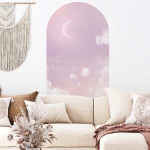 Clouds Wall Decals Arch Headboard Stickers