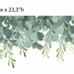 Hanging Plants Greenery Wall Stickers Boho Vines Leaves