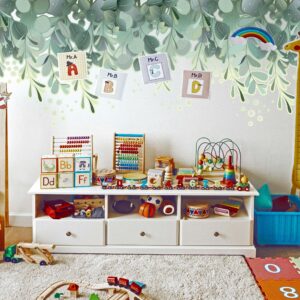 Hanging Plants Greenery Wall Stickers Boho Vines Leaves