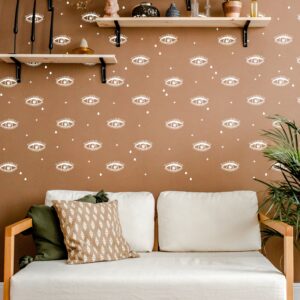 Eye Wall Decals Boho Stickers Eyelash Vinyl Wall Decor
