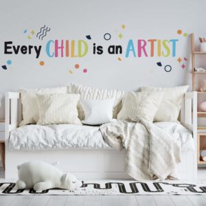 Every Child is an Artist Wall Decal Playroom Stickers