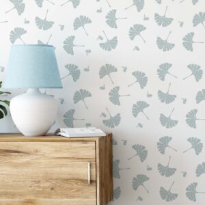 Ginko tree leaves Wall Decals Greenery Stickers