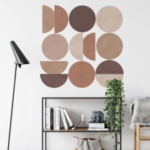 Circle Wall Decal Colour Block Boho Modern Sticker