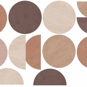 Circle Wall Decal Colour Block Boho Modern Sticker