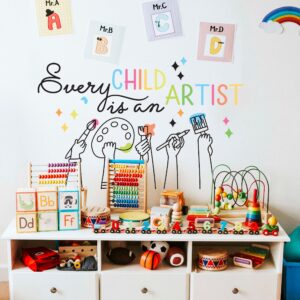 Every Child is an Artist Wall Decal Kids Art gallery