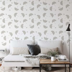 Ginko tree leaves Wall Decals Greenery Stickers
