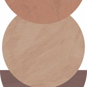 Circle Wall Decal Colour Block Boho Modern Sticker Headboard