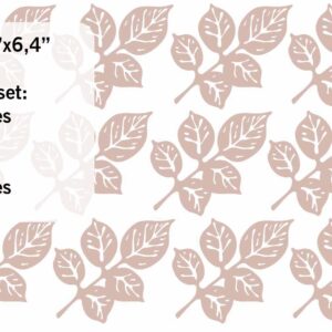 Leaves Wall Decals Nature Greenery Sticker Cottagecore
