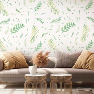 Greenery Wall Decal Light nursery decals Leaf