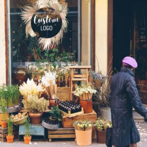 Custom Business Logo Decal Art Decor Sticker Commercial