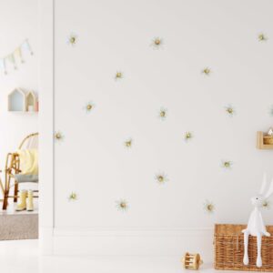 Daisy Flowers Wall Decals Nursery Decor Stickers