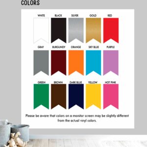 Wedding Welcome Vinyl Decal: Custom Reception Sign Stickers