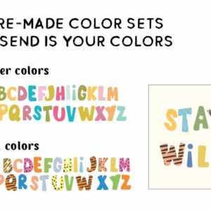 Stay Wild Poster Be brave Nursery Print Custom Classroom