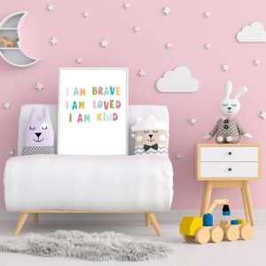 Stay Wild Poster Be brave Nursery Print Custom Classroom