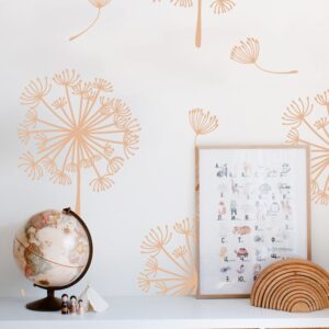 Dandelions Flowers Seeds Tender Wall decals Nursery