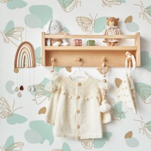 Butterfly Boho Wall Stickers Polka Dot Decals Hand Drawn