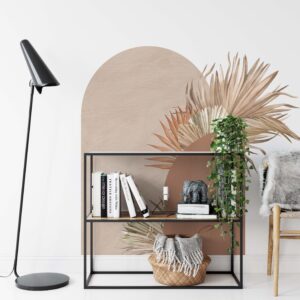 Large Arches Wall Decal Set Palm Leaves Stickers