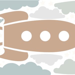 Rocket Wall Decal Space Ship Large Sticker Boy Girl