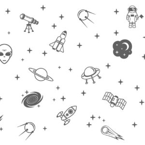 Outer Space Wall Decals – Astronaut