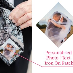 Custom Love Note Tie Patch Gift Personalised Engagement