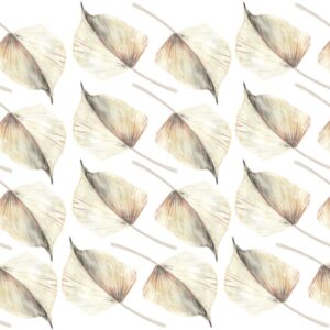 palm leaf wall stickers: scandi boho nursery decor lf506