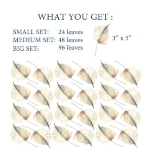 palm leaf wall stickers: scandi boho nursery decor lf506