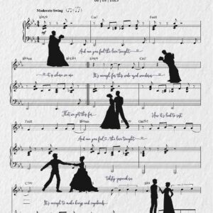 Personalized First Dance Song Lyrics Wedding Print