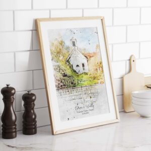 Watercolour House Portrait Personalised Painting