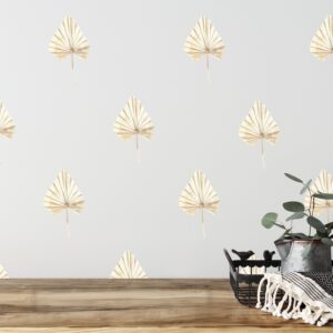 Banana Palm Leaf Wall Decals: Scandi Boho Room Decor