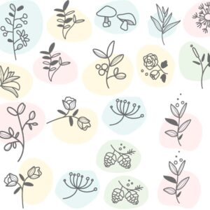 Wildflower Wall Decals: Polka Dot Nursery Decor