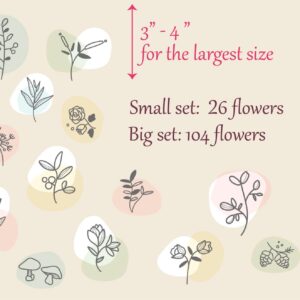Wildflower Wall Decals: Polka Dot Nursery Decor