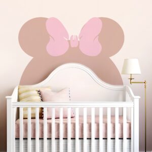 Mickey Headboard Wall Decal: Custom Name, Nursery Decor