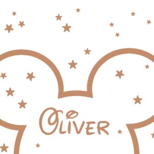 Mickey Toddler Headboard Wall Decal Large Arch Sticker