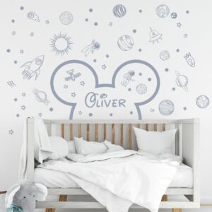 Mickey Toddler Large Headboard Wall Decal Space Sticker