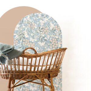 Floral Arch Wall Decal: Boho Nursery Decor, Greenery Accent