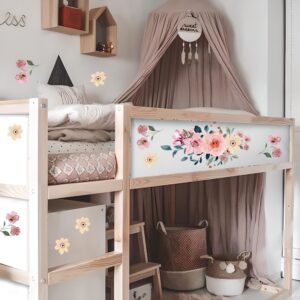 Watercolor Flower Bouquet Wall Decals