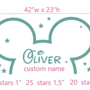 Mickey Toddler Headboard Wall Decal Large Arch Sticker