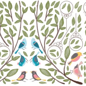 Tree Branch Wall Decals – Birds