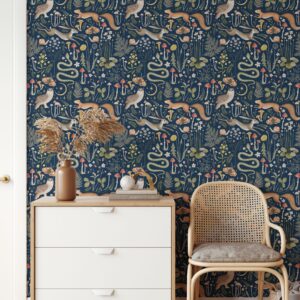 Woodland Wallpaper Peel and Stick Forest Removable Self